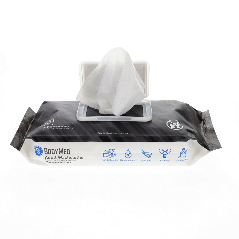 Premium Quilted Disposable Washcloths — Multiple Sizes (Case)