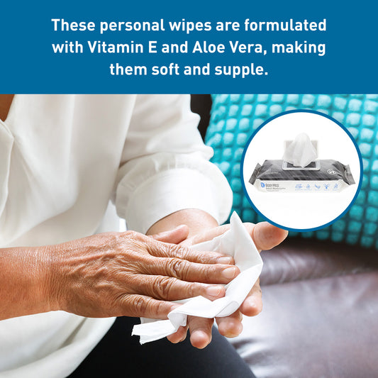 BodyMed® Adult Washcloths – Fragrance Free, 48 Count (Case of 12 Packs = 576 Wipes)