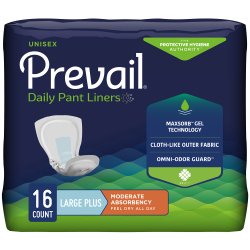 Prevail® Pant Liners – Multiple Sizes (Case of 4 Bags)