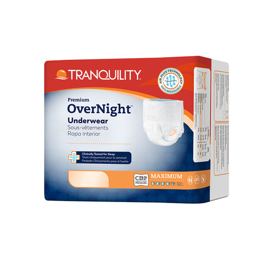 Tranquility Premium Overnight Absorbent Underwear — Bariatric 3XL 20/bag